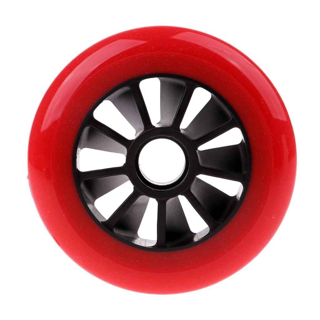 Speed Skating Wheels Outdoor Indoor Inline Skate Wheels Tool 90mm Red