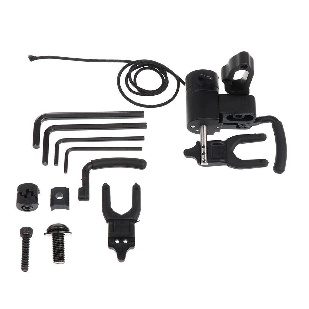 Aluminum Alloy Hunting Archery Compound Bow Fall Drop Away Arrow Rest Black