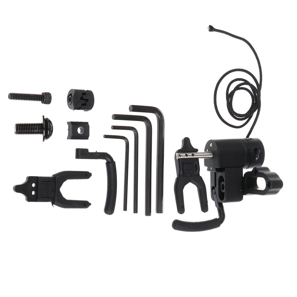 Aluminum Alloy Hunting Archery Compound Bow Fall Drop Away Arrow Rest Black