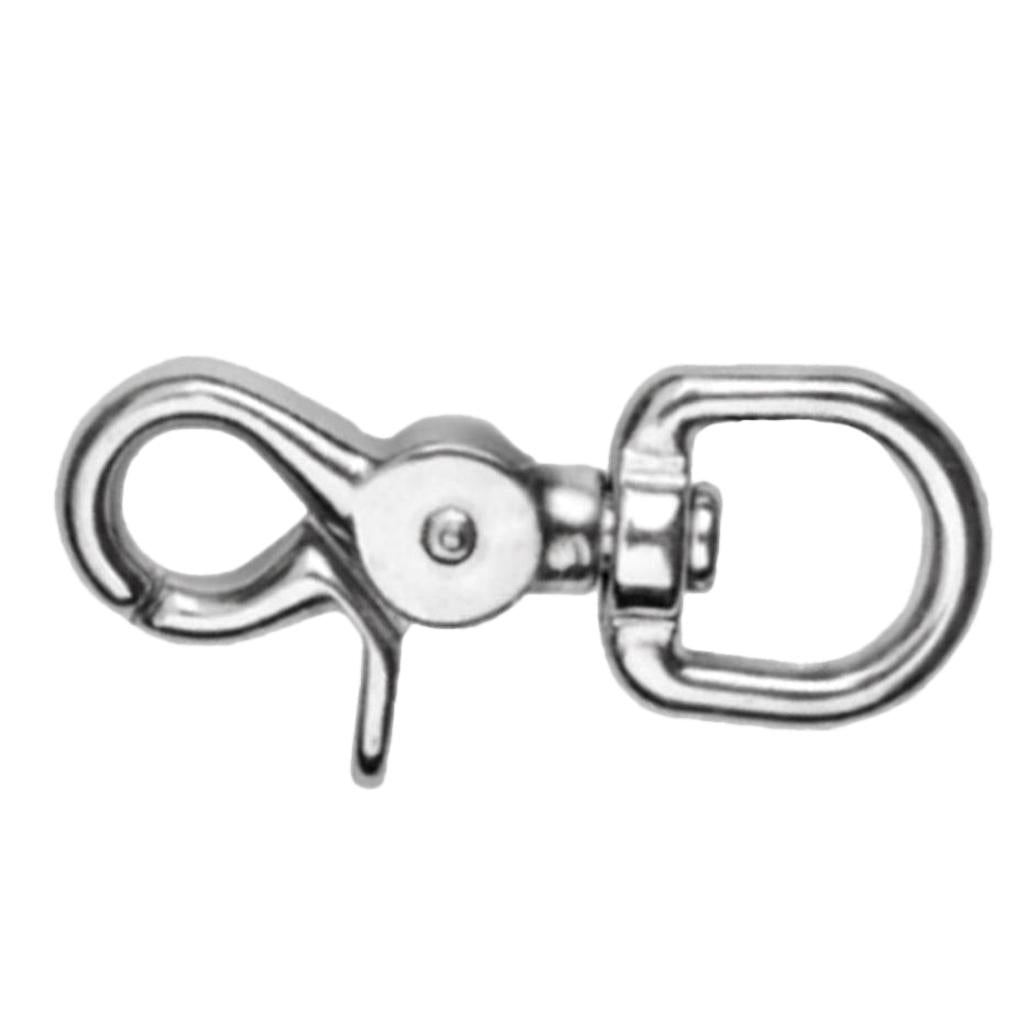 Swivel Eye Lobster Clasps Clip Fastener Spring Snap Buckle Hook Keychain