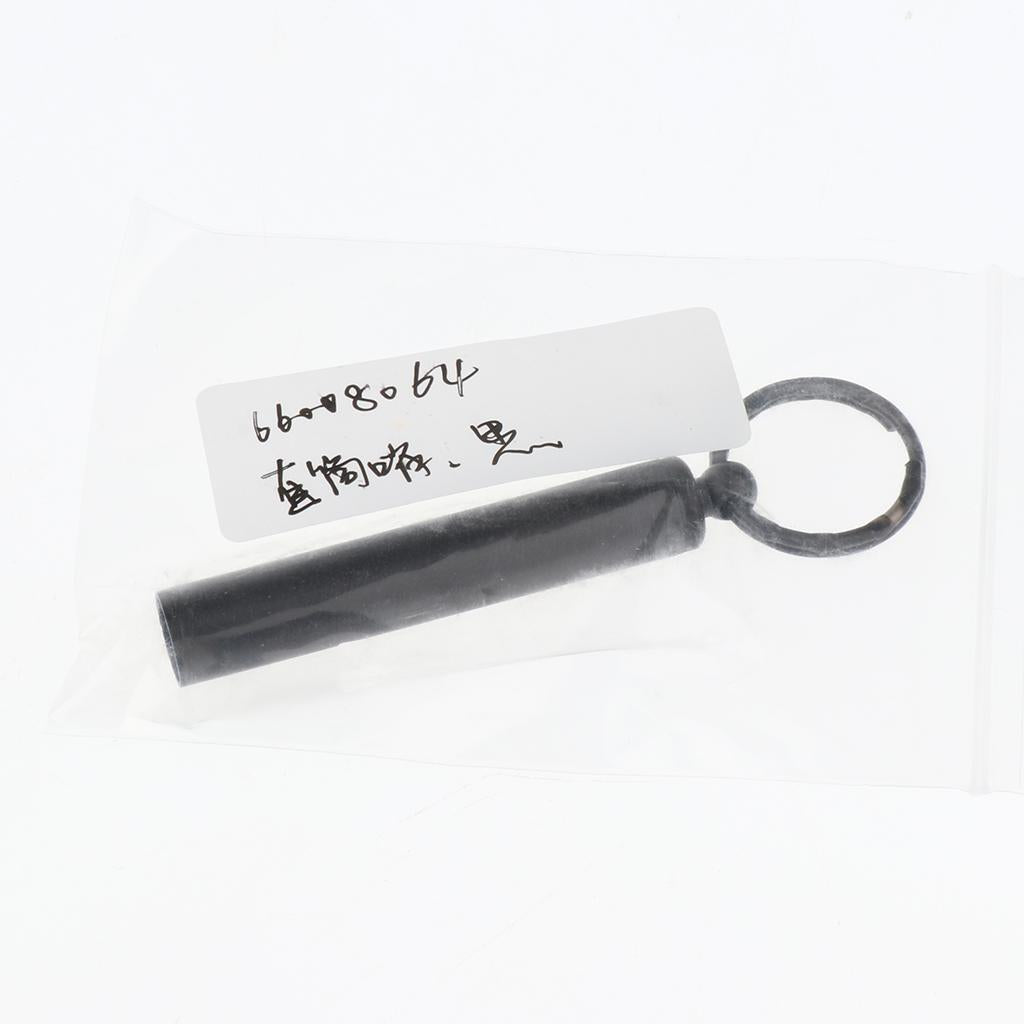 Emergency Safety Whistle Outdoor Survival Rust Proof Adventure Black