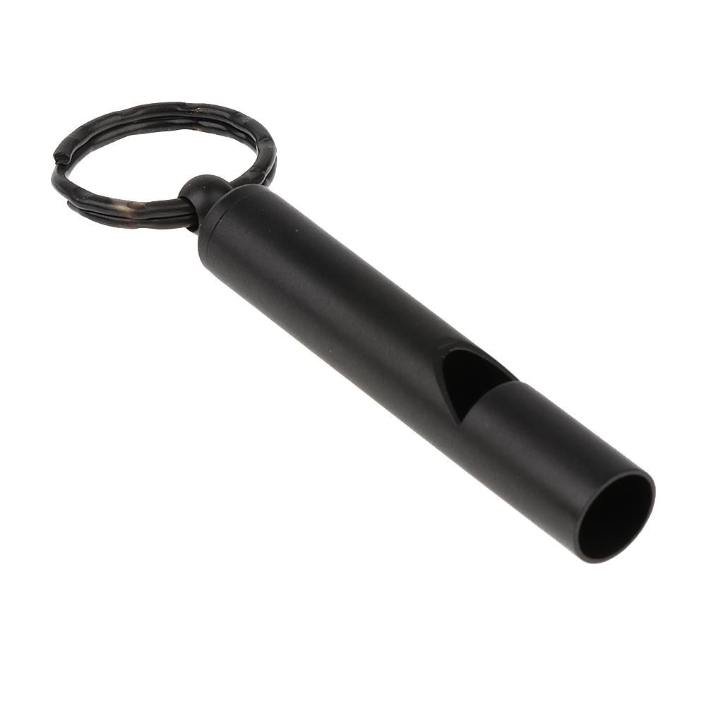 Emergency Safety Whistle Outdoor Survival Rust Proof Adventure Black