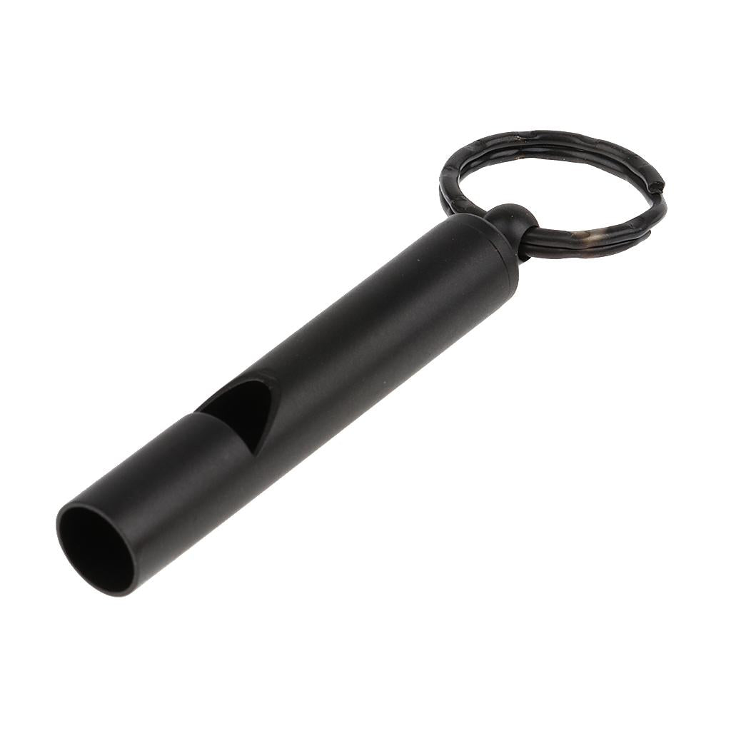 Emergency Safety Whistle Outdoor Survival Rust Proof Adventure Black