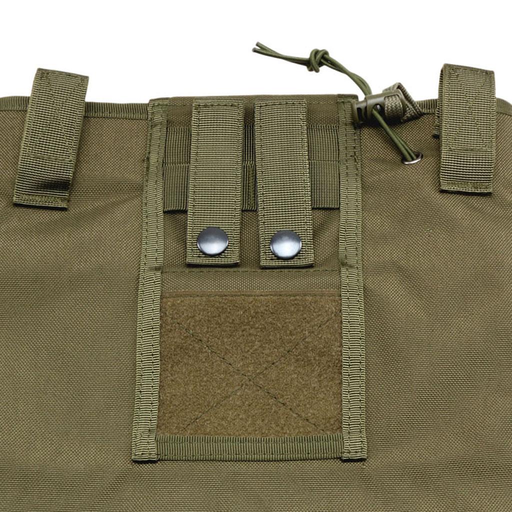 Camping Hunting Molle Magazine Dump Drop Pouch Compact Bag army green