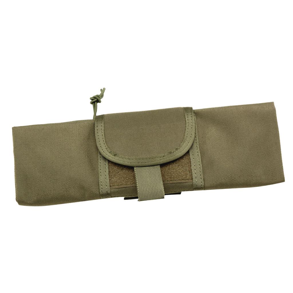 Camping Hunting Molle Magazine Dump Drop Pouch Compact Bag army green