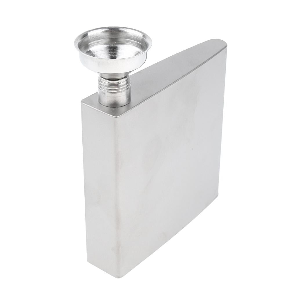175ml Titanium Pocket Flask Hip Flask Alcohol Drink Flask