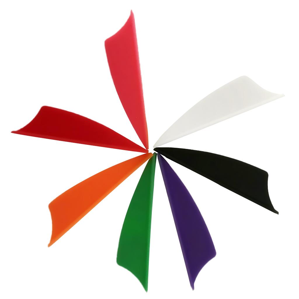 Archery Recurve Bow Hunting Arrow Fletching 1.75 in 12 Pieces Red