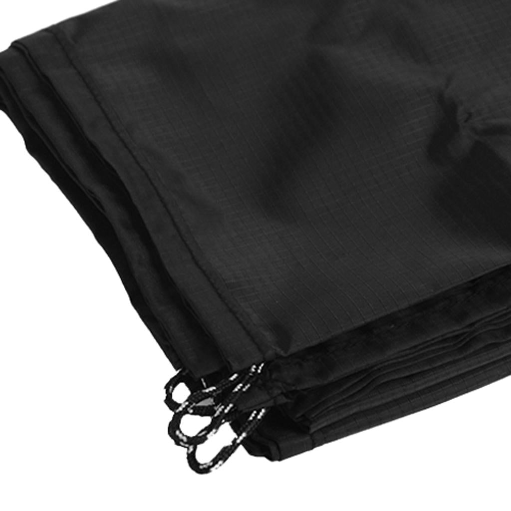 Waterproof Foldable Camping Blanket Outdoor Picnic BBQ Mat 140x150cm Black