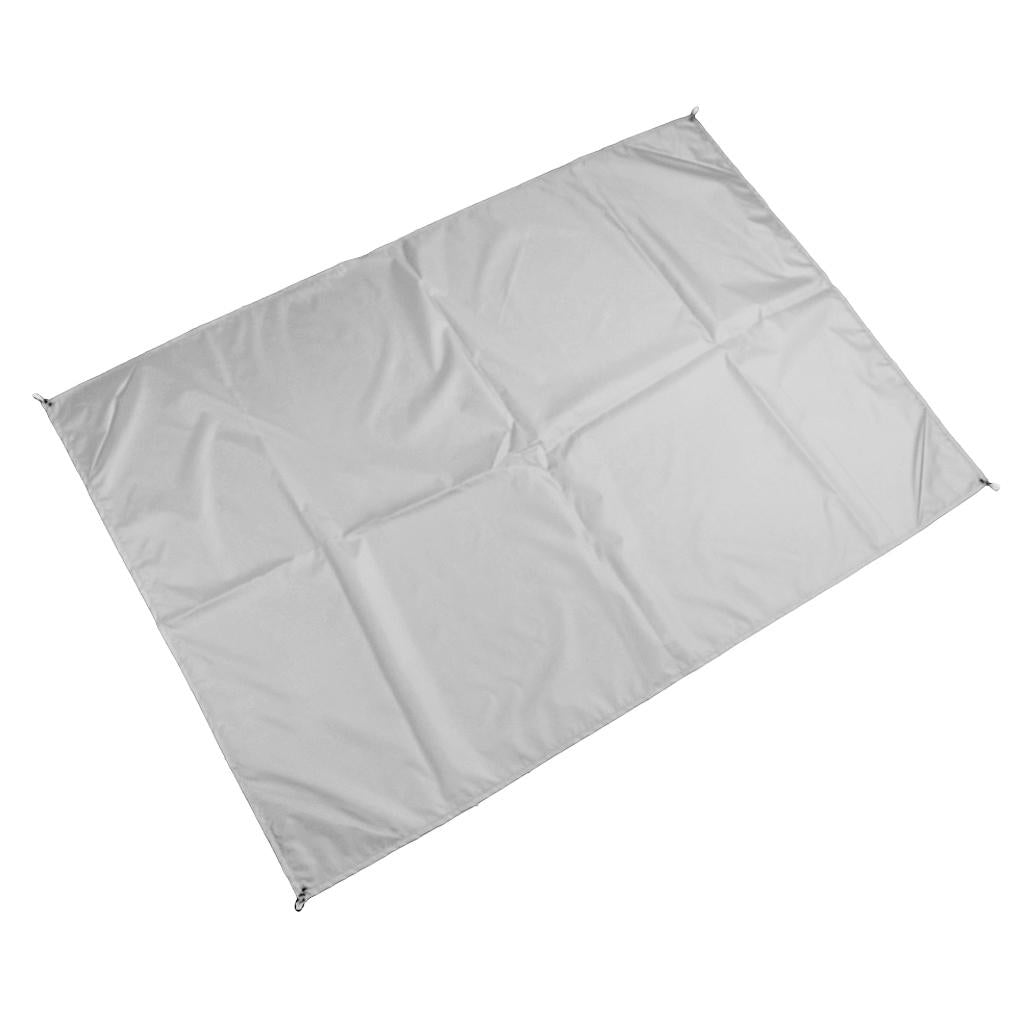 Waterproof Foldable Camping Blanket Outdoor Picnic BBQ Mat 140x150cm Gray