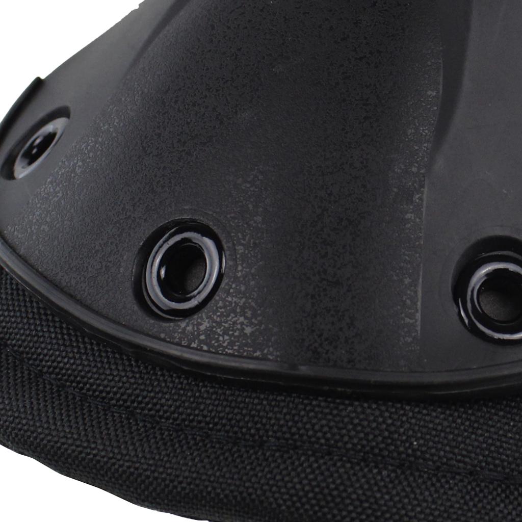 Adjustable Knee Pads Elbow Pads Outdoor Roller Skating Protective Kit Black