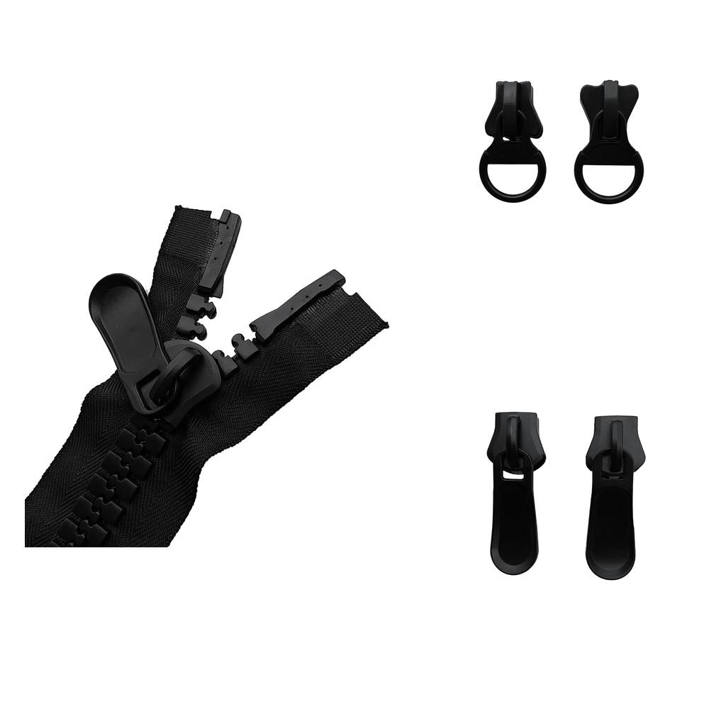 6x2pcs PP #20 Zipper Pulls Zipper Slider Outdoor Camping Repair Gear