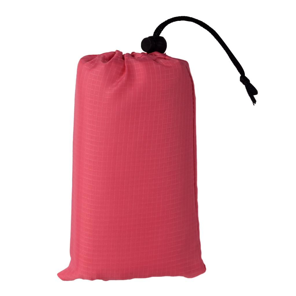 Waterproof Foldable Camping Blanket Outdoor Picnic BBQ Mat 140x200cm Pink