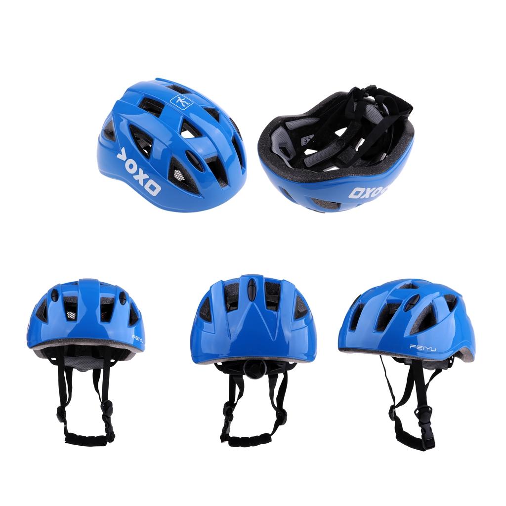 Child Kids Sports Cycling Inline Skates Bike Helmet 47cm to 53cm Royal Blue