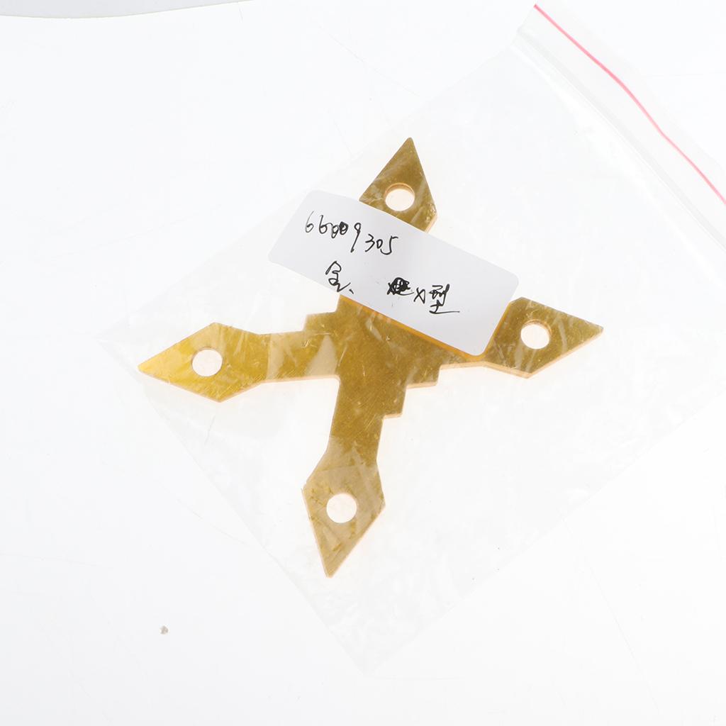 1 Pair Aluminum Alloy Anti Collapse Skateboard Longboard Deck Gasket gold