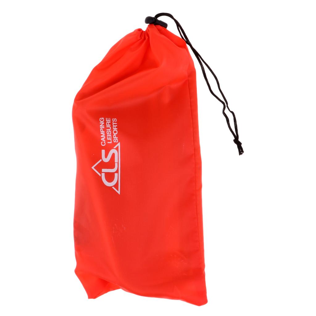 Ultralight Outdoor Folding Stool Fishing Camping Chair 27x25x23cm Orange