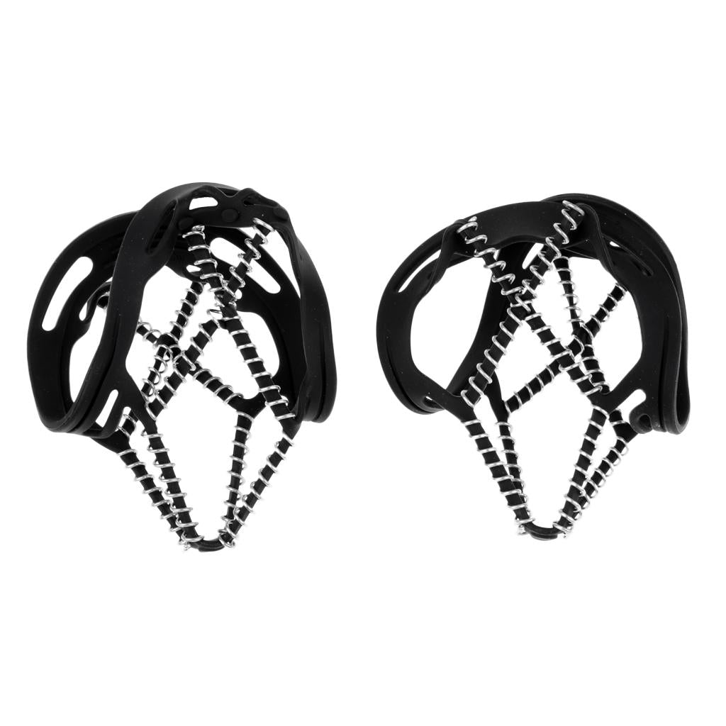 Snow Winter Crampons Ice Cleats Gripper Climbing Spike Shoes Cover Anti Slip