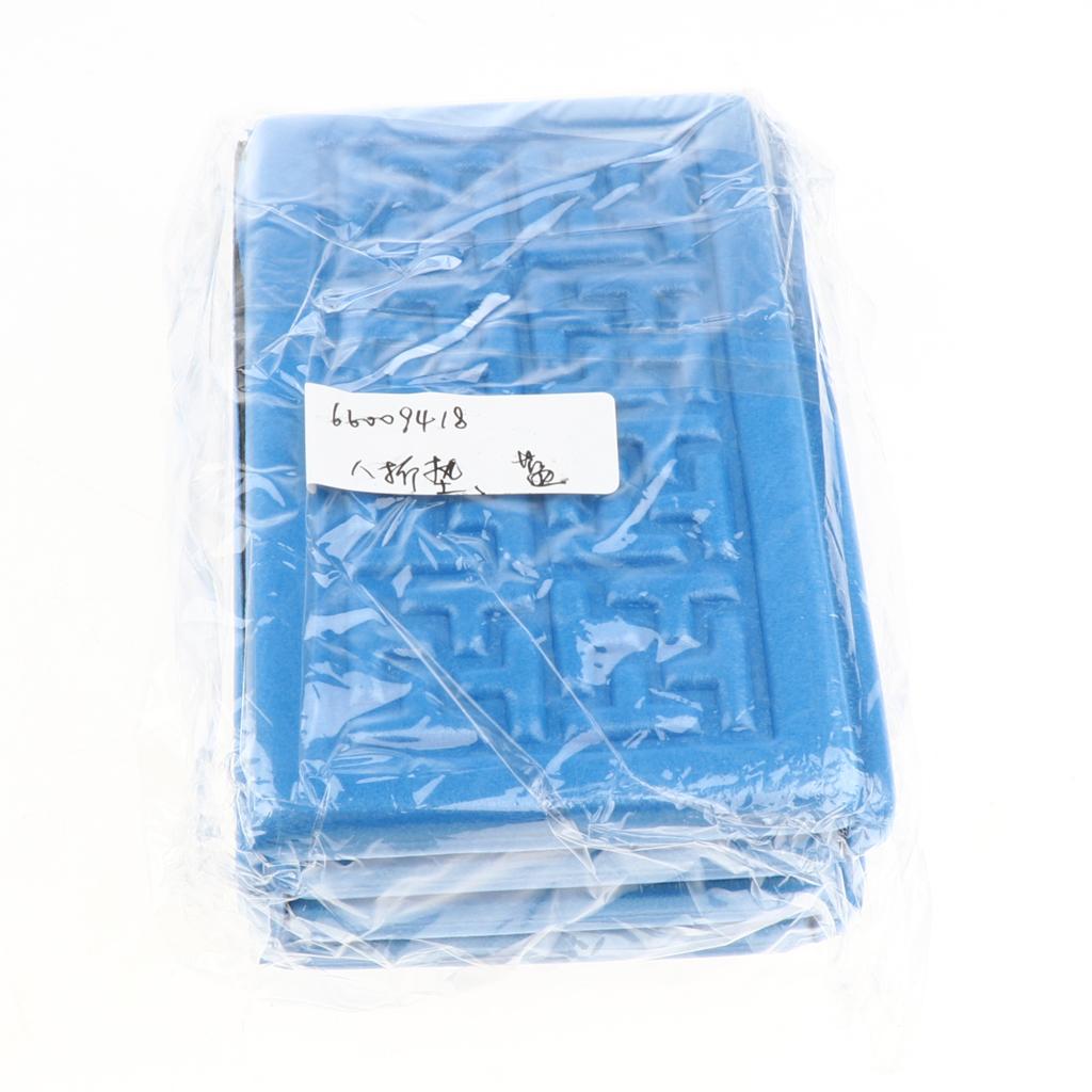 Collapsible Foldable Seat Cushion XPE Foam Mat Camping Waterproof Pad Blue
