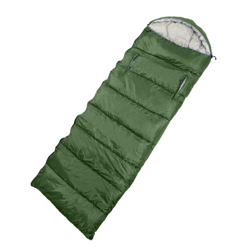 Lightweight Outdoor Camping Hiking Envelope Sleeping Bag 210 x 75cm green