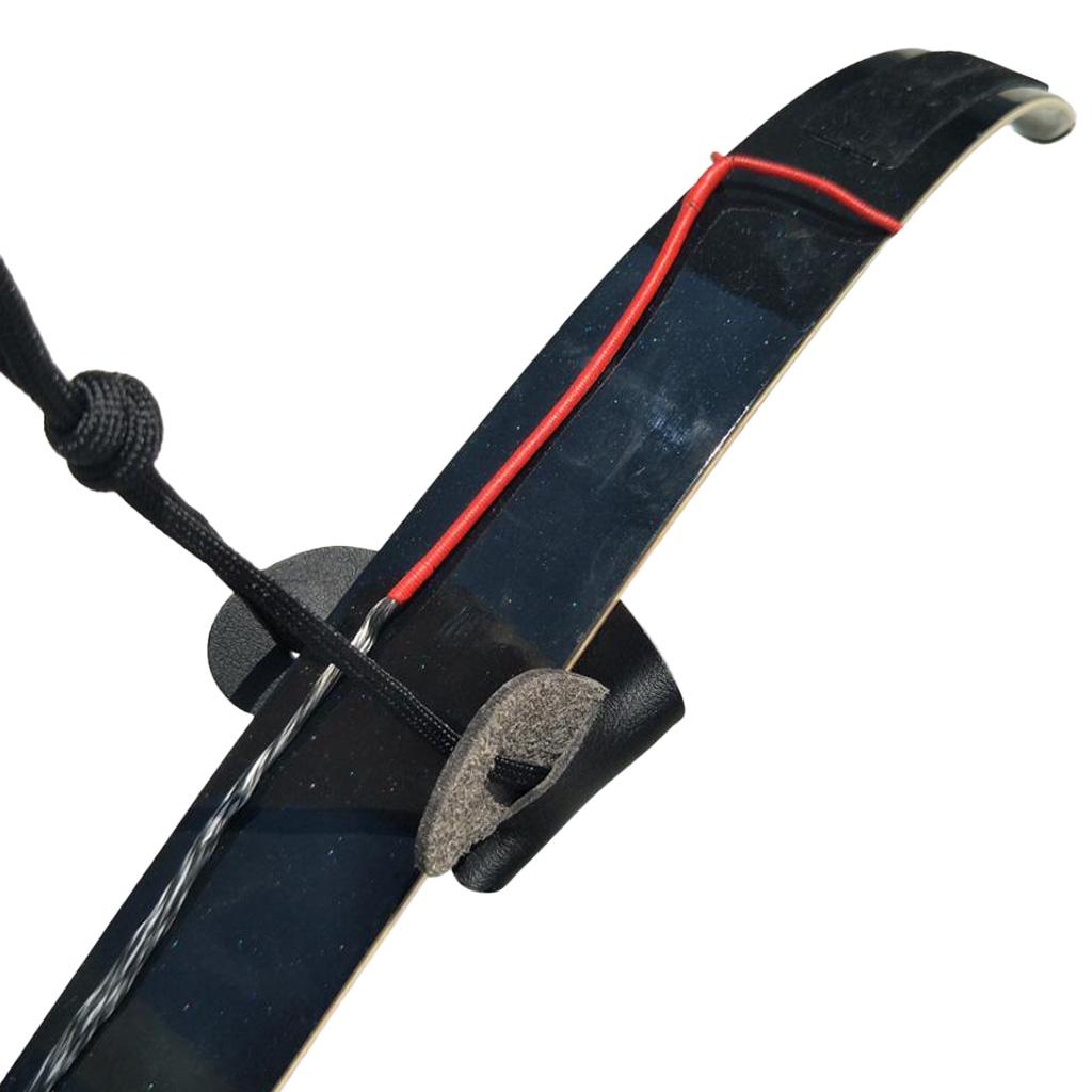 Leather Bow Stringer Archery Rope Bowstring Tool for Long Bow Recurve Bow