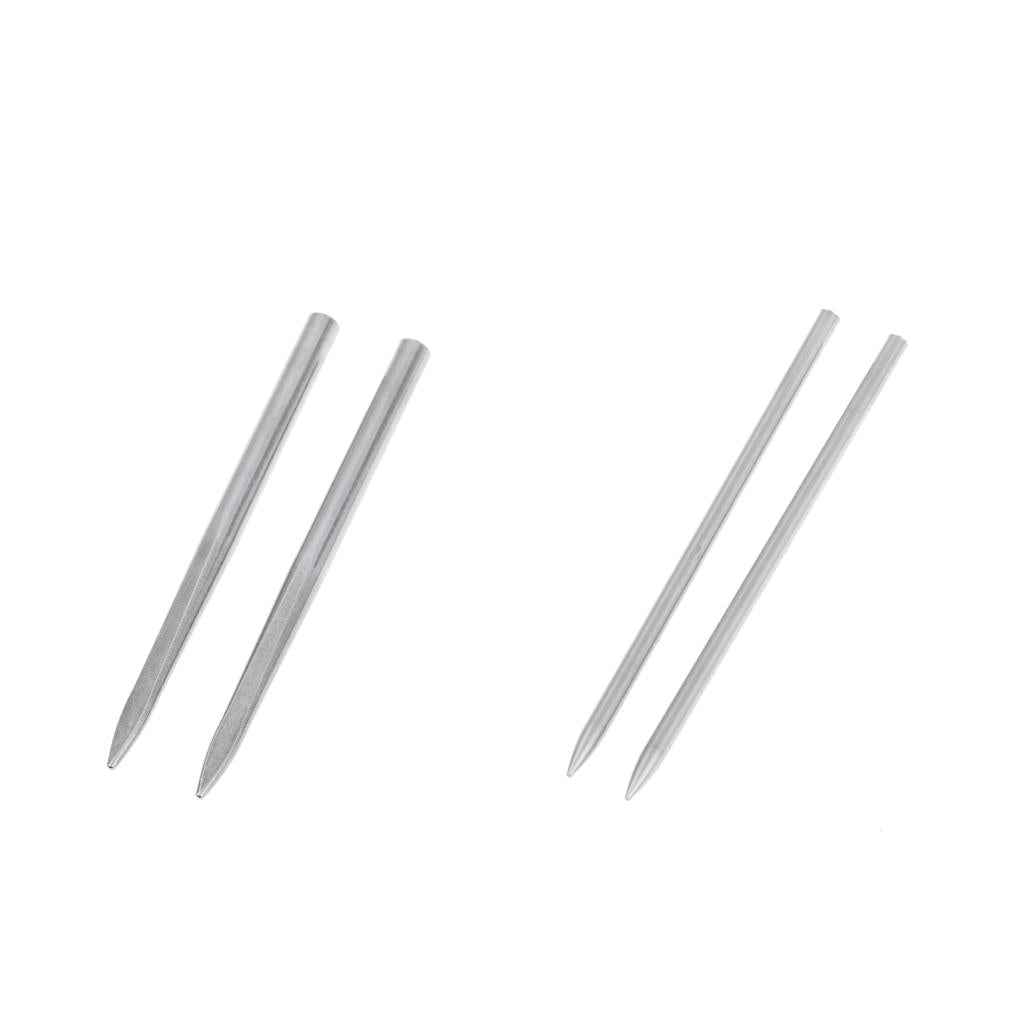 4pcs Stainless Steel Paracord Fid Lacing Stitching Needles 2mm 3mm Outdoors