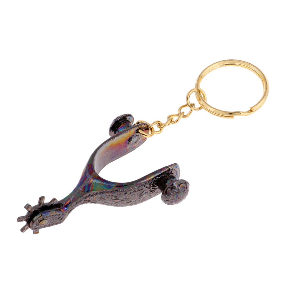 Alloy Decor Keychain Key Buckle Pendant Festival Gift Black