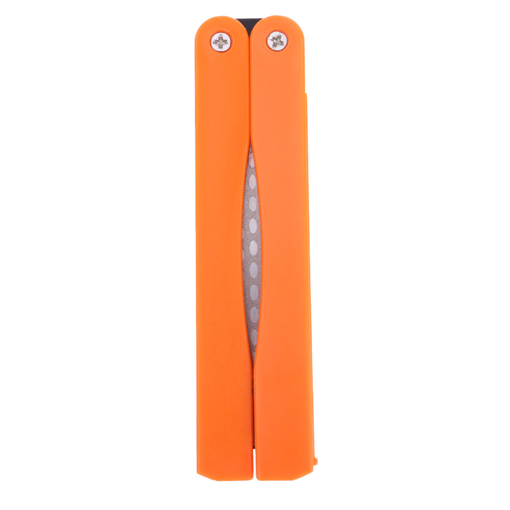 Outdoor Camping Hone Rod Burr Knife Grinder Folding Sharpening Stone