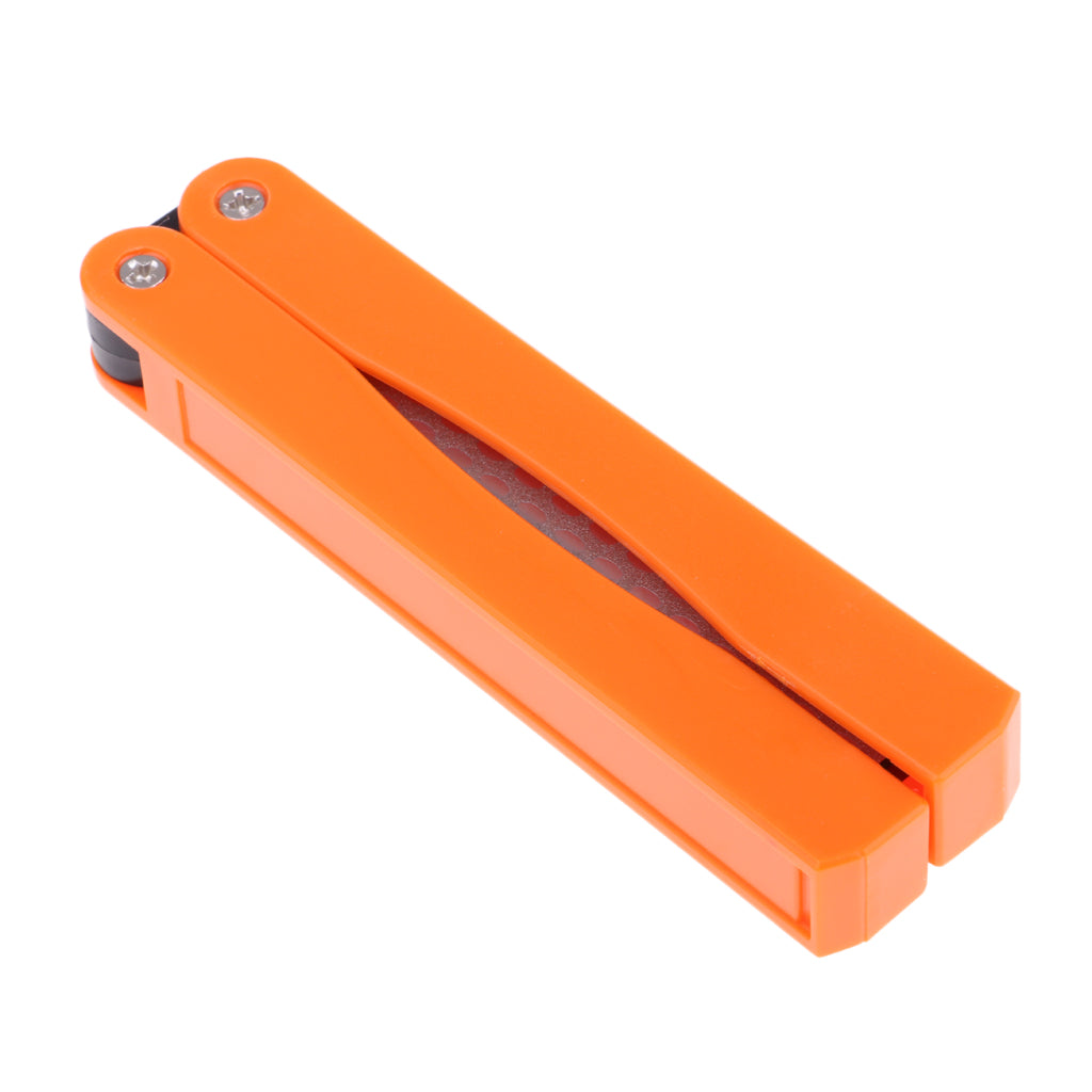 Outdoor Camping Hone Rod Burr Knife Grinder Folding Sharpening Stone