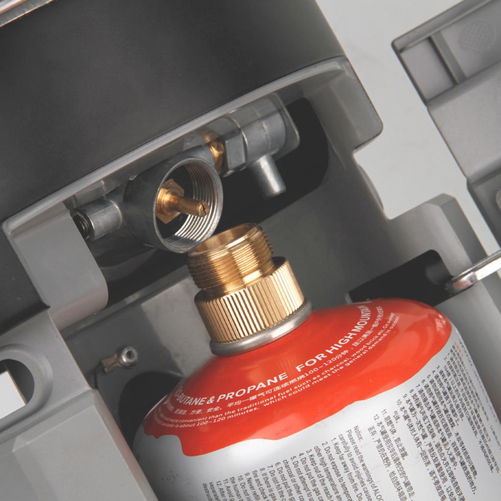 Camping Stove Connector Gas Tank Adapter Converter Propane Refill Connector