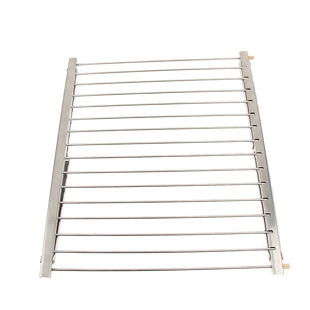 Portable Stainless Steel Grill for Campers, Backpacking, Survival Tube Storage