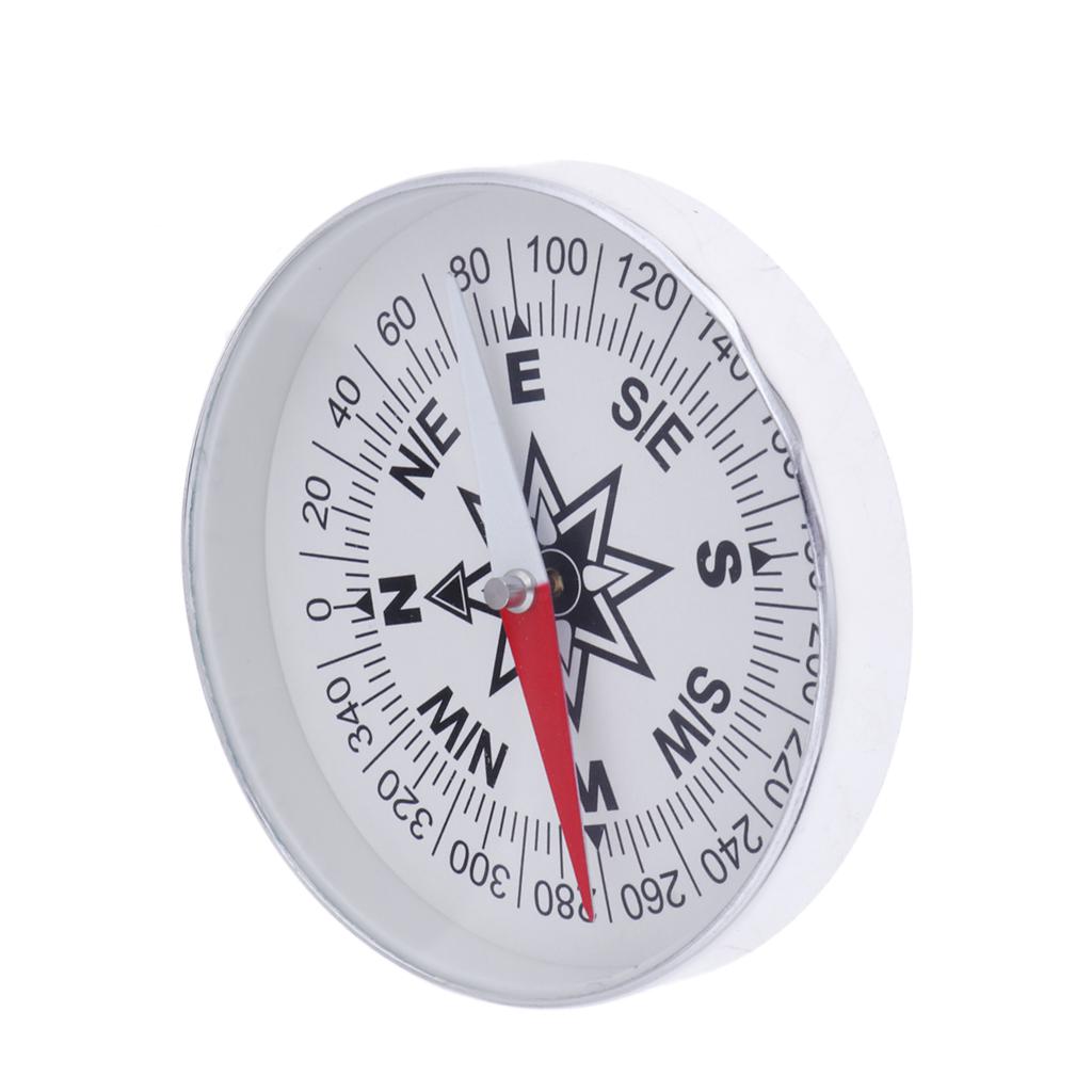 Aluminum Alloy Pocket Hiking Compass Ultralight Handy Hiking Emergency Tool