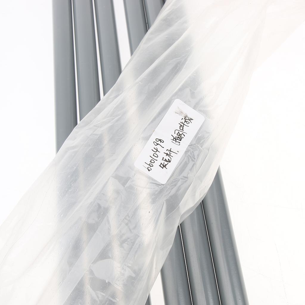 2 Pcs/Set Camping Travel Canopy Tent Awning Pole Kit Iron Rod Frames 130cm