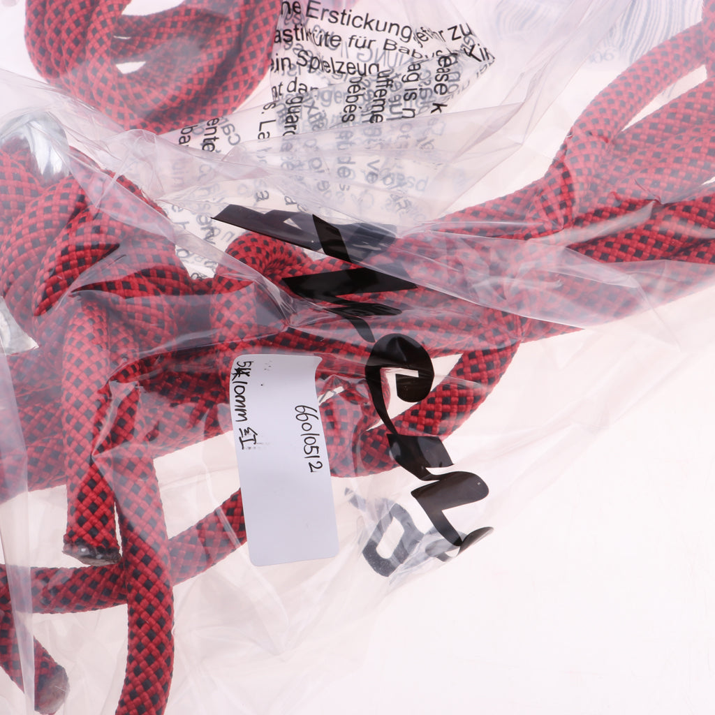 5M 10mm Outdoor Rock Climbing Rope Rescue Rappelling Safety Static Rope Red
