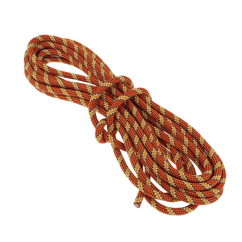 10m Outdoor Safety Rock Tree Climbing Rappelling Rescue Rope Auxiliary Cord