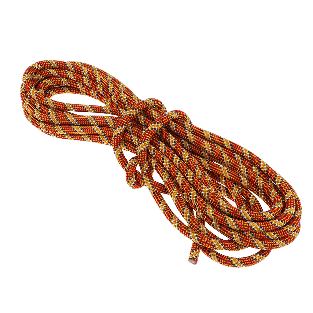 10m Outdoor Safety Rock Tree Climbing Rappelling Rescue Rope Auxiliary Cord