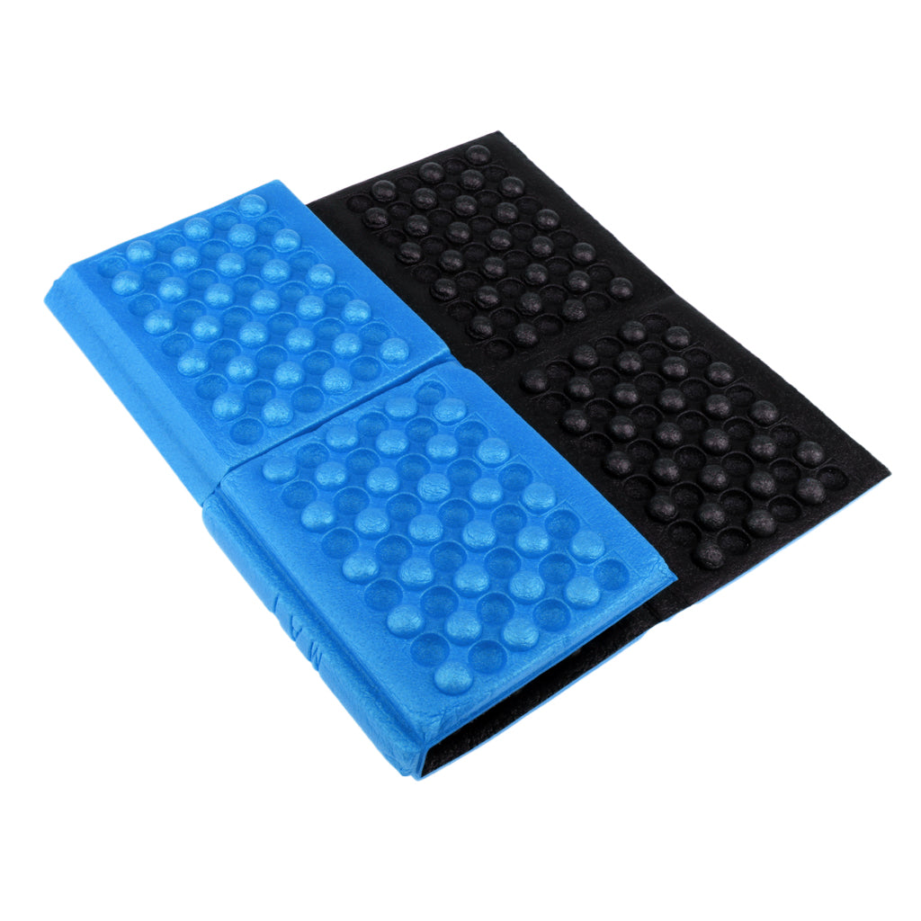 Collapsible Foldable Seat Cushion Foam Pad Mat Camping Waterproof Blue