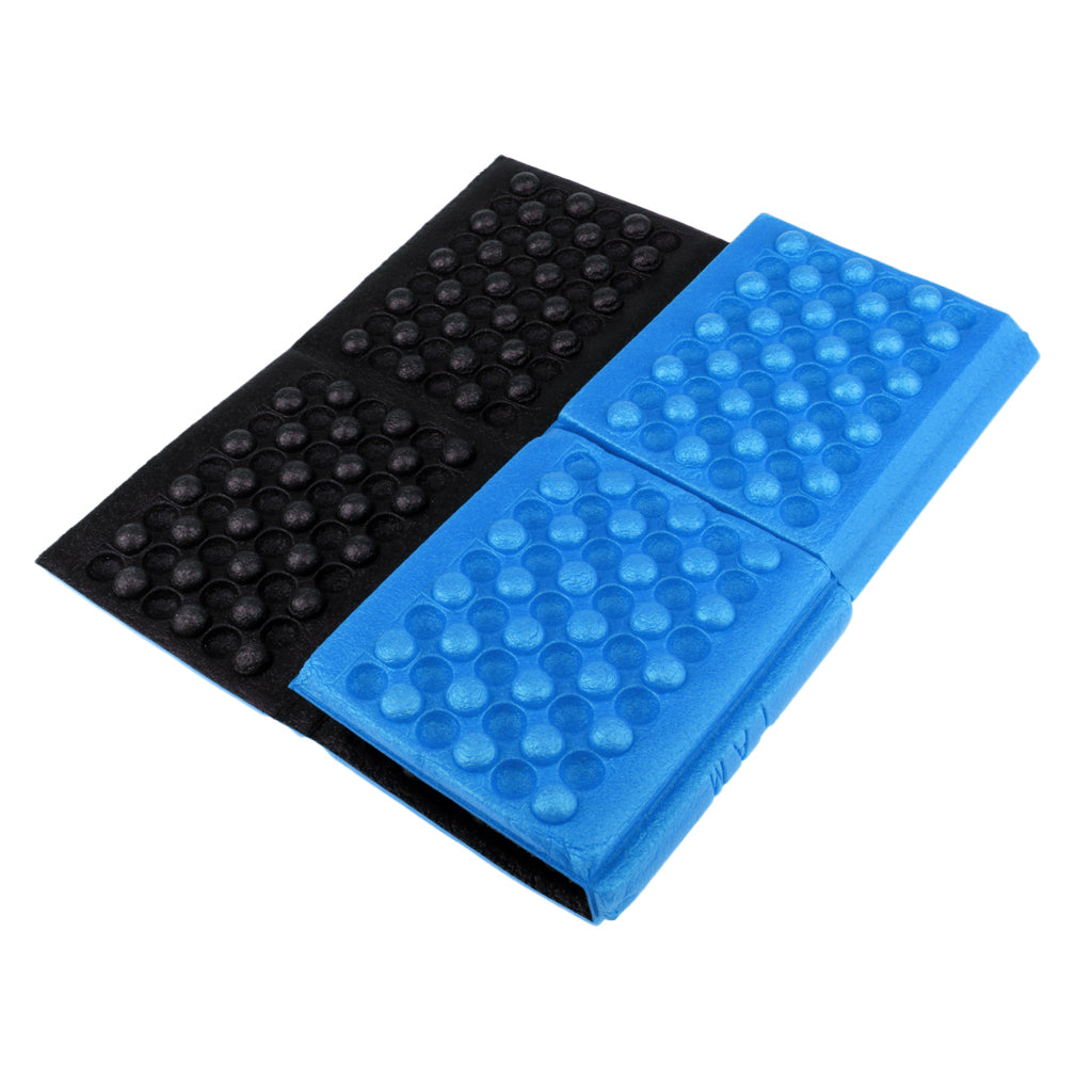 Collapsible Foldable Seat Cushion Foam Pad Mat Camping Waterproof Blue