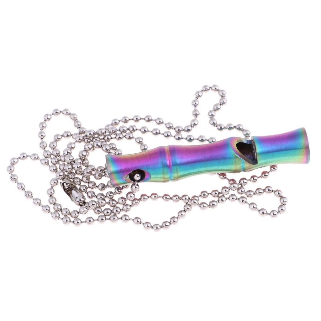Emergency Safety Whistle Outdoor Survival Rust Proof Adventure High-decibel Colorful