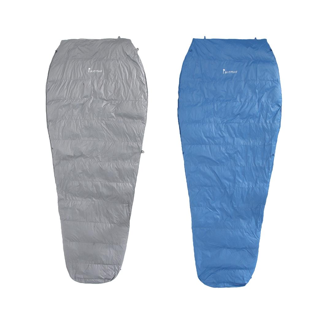 Ultralight Sleeping Bag Liner Under Quilt Blanket Camping Sleeping Gear Gray