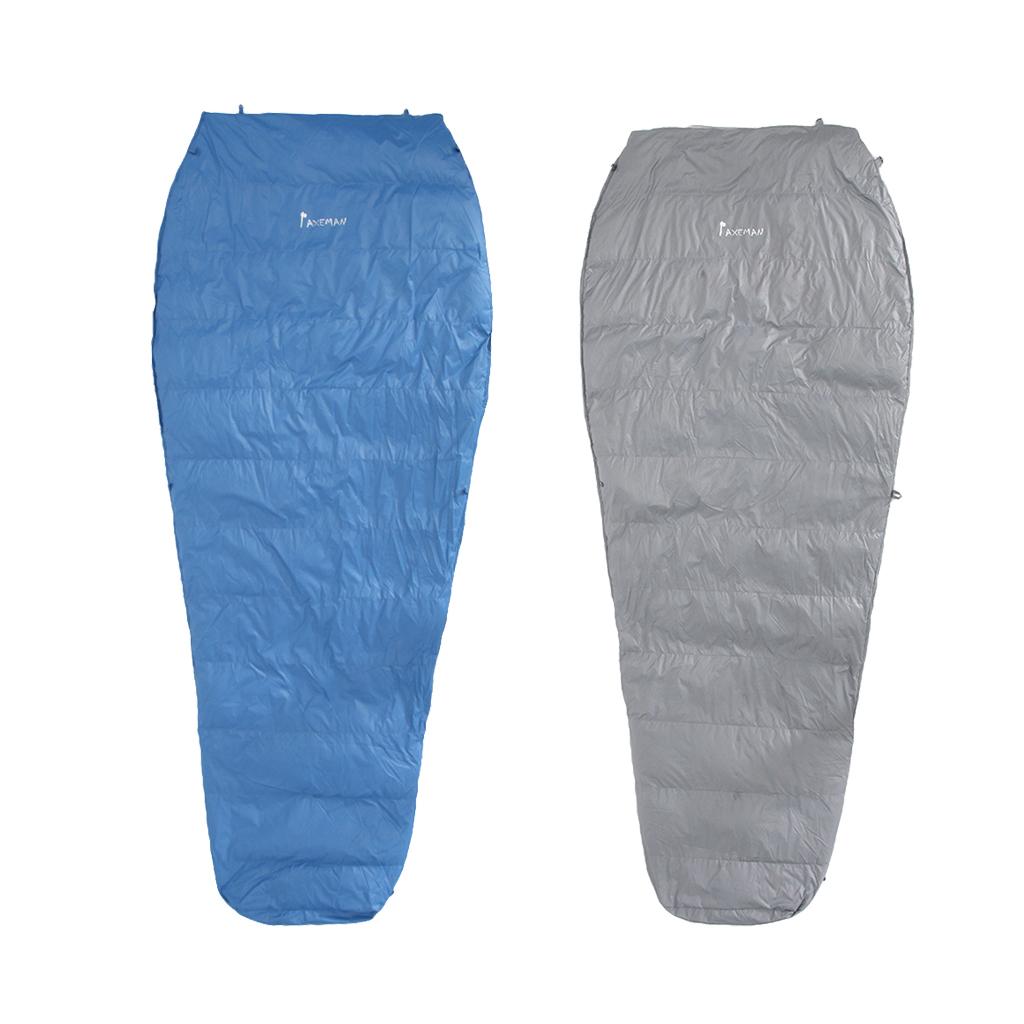 Ultralight Sleeping Bag Liner Under Quilt Blanket Camping Sleeping Gear Gray