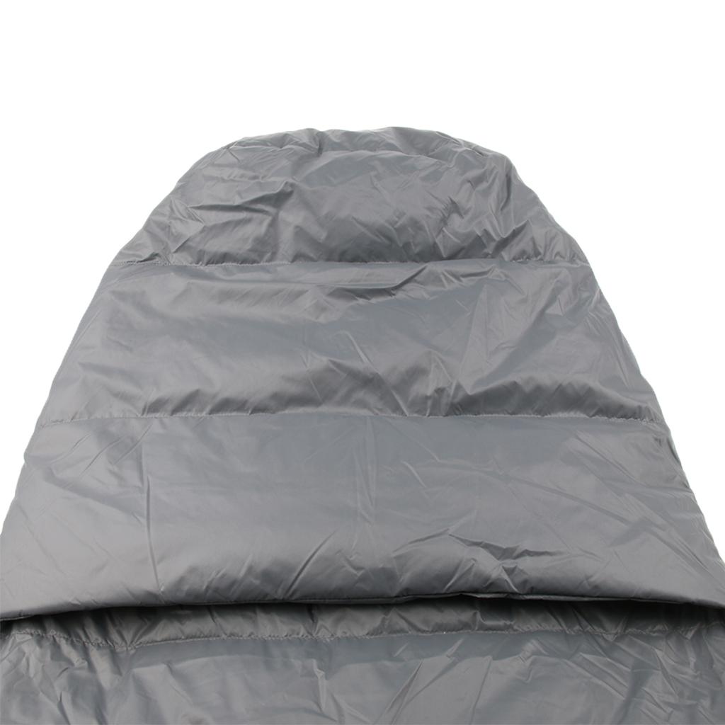 Ultralight Sleeping Bag Liner Under Quilt Blanket Camping Sleeping Gear Gray