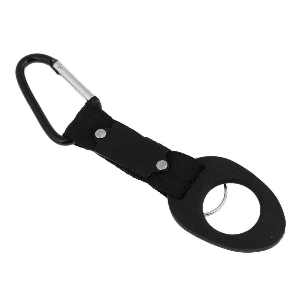 3 Pieces Water Bottle Holder Hooks Molle Hanging Strap Webbing Buckle Clips