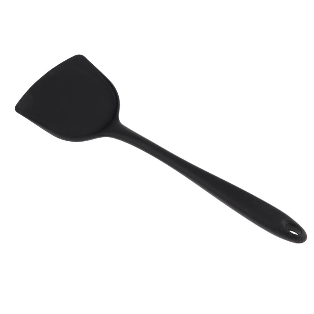 Silicon Spatula Pastry Brush Baking Cake Mixing Scraper Brush Tool black