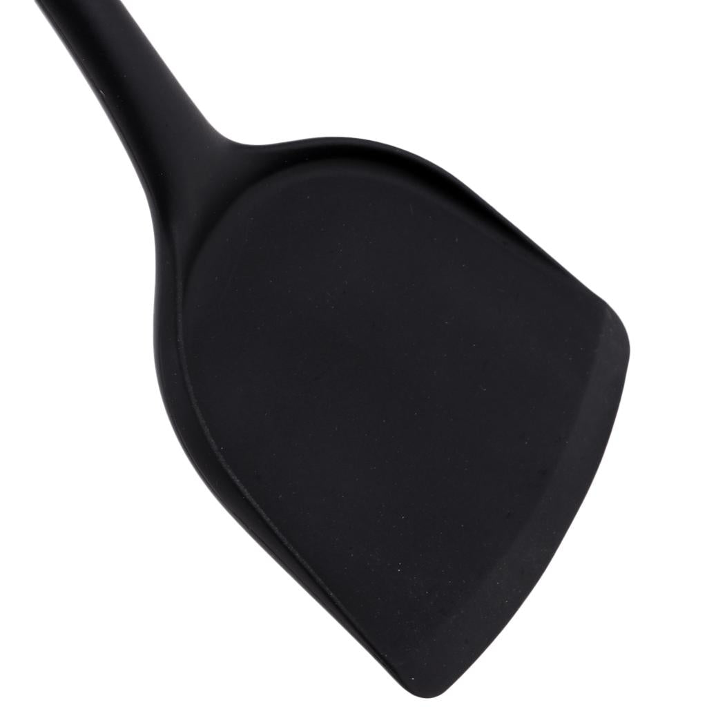 Silicon Spatula Pastry Brush Baking Cake Mixing Scraper Brush Tool black