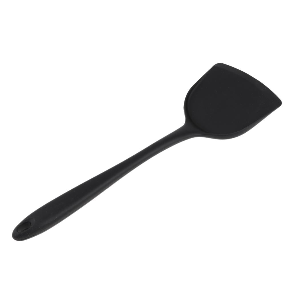 Silicon Spatula Pastry Brush Baking Cake Mixing Scraper Brush Tool black