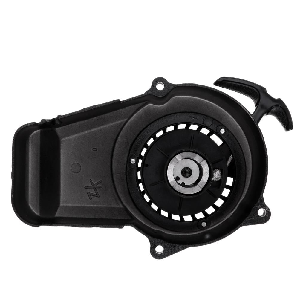 Aluminum Pull Start Starter for 47cc 49cc Pocket Bike Quad Scooter ATV Black