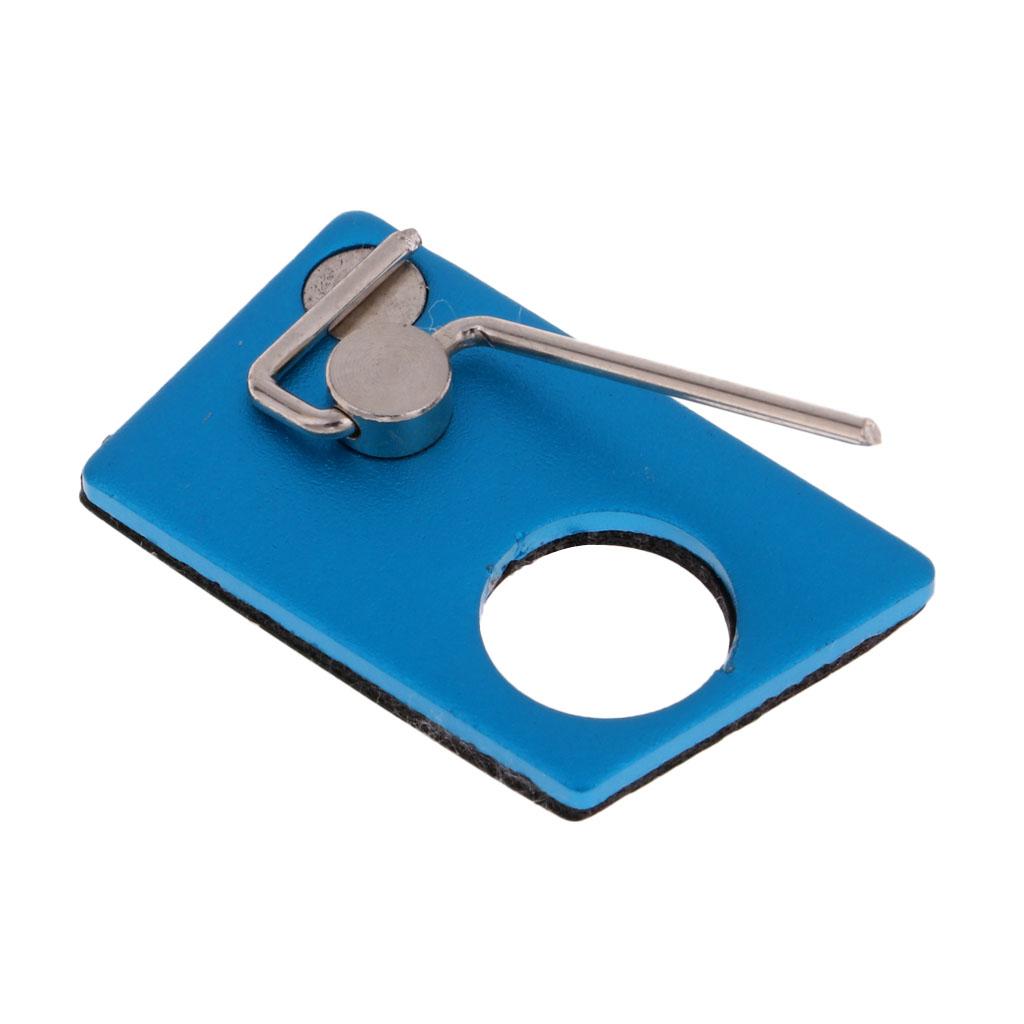 Left Hand Metal Magnetic Adhesive Recurve Bow Arrow Rest Archery Tool Blue