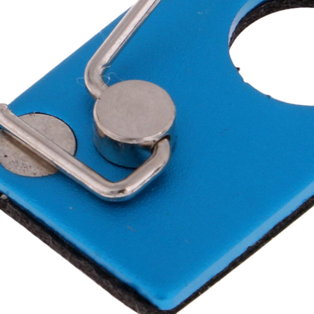 Left Hand Metal Magnetic Adhesive Recurve Bow Arrow Rest Archery Tool Blue