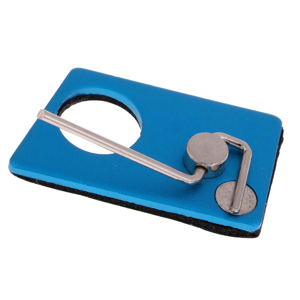 Left Hand Metal Magnetic Adhesive Recurve Bow Arrow Rest Archery Tool Blue