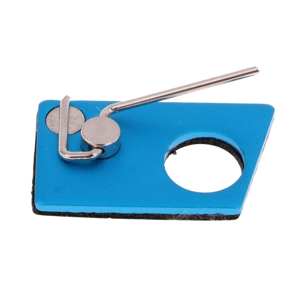 Left Hand Metal Magnetic Adhesive Recurve Bow Arrow Rest Archery Tool Blue