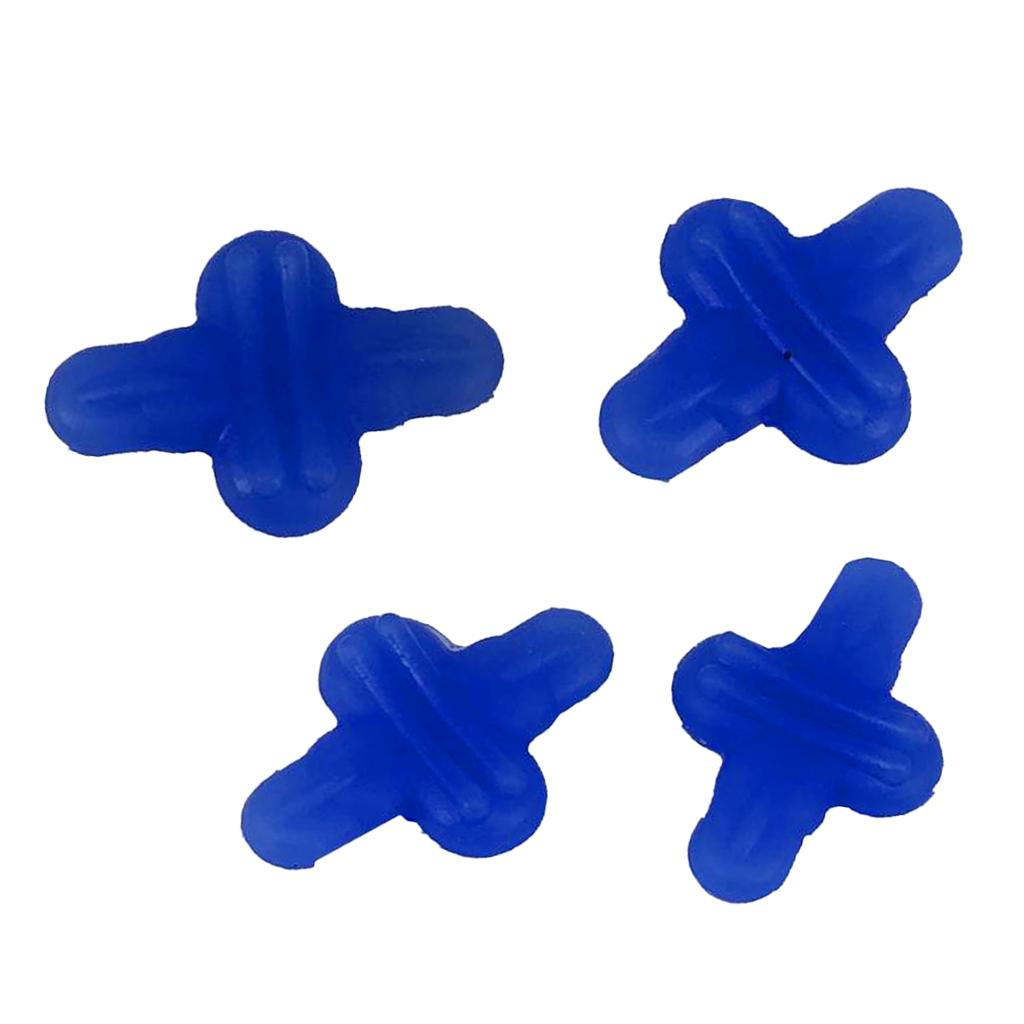 Bow String Silencer Rubber Shock Absorber Reduce Noise Vibration Damper Blue